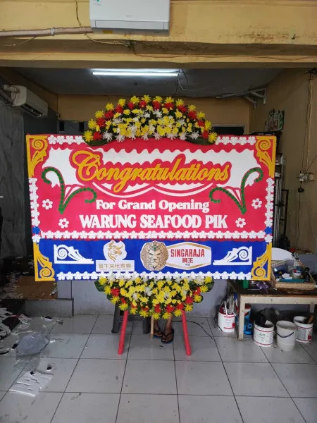 Papan Bunga Ucapan Selamat Polowijen Blimbing