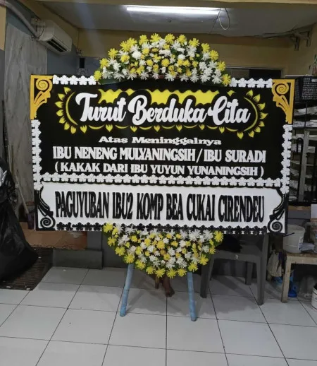 Papan Bunga Duka Polowijen Blimbing