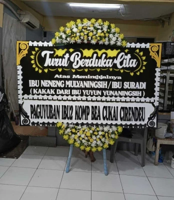Papan Bunga di Polowijen Blimbing